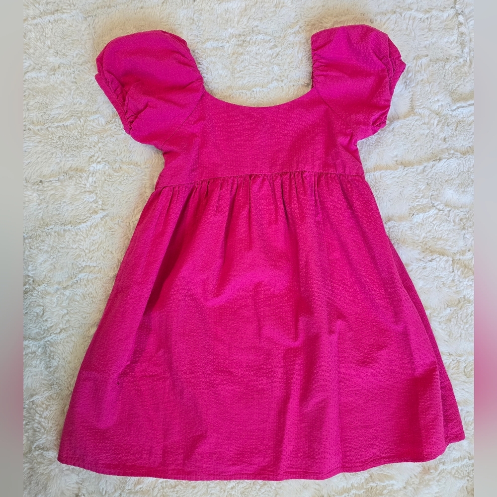 Janie and Jack Bright Pink Casual Dress